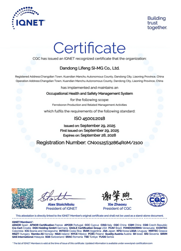 职业健康安全体系